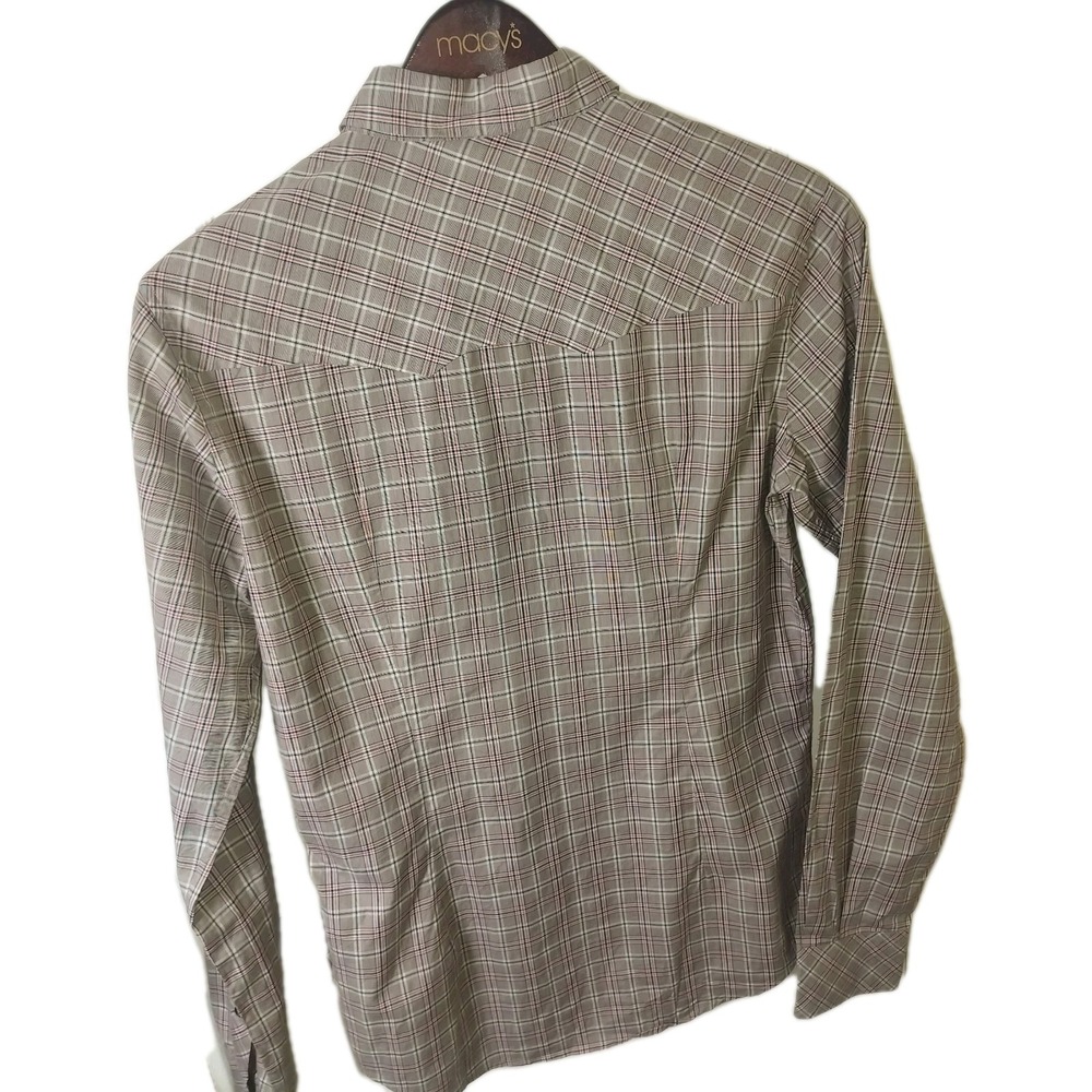 Dolce & Gabbana Sicilia Mens Plaid Cotton Button-Up Shirt 15 3/4 40 Long Sleeve